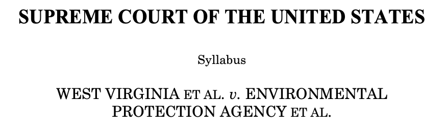 EDGI’s Response to the Supreme Court ruling on West Virginia v. EPA