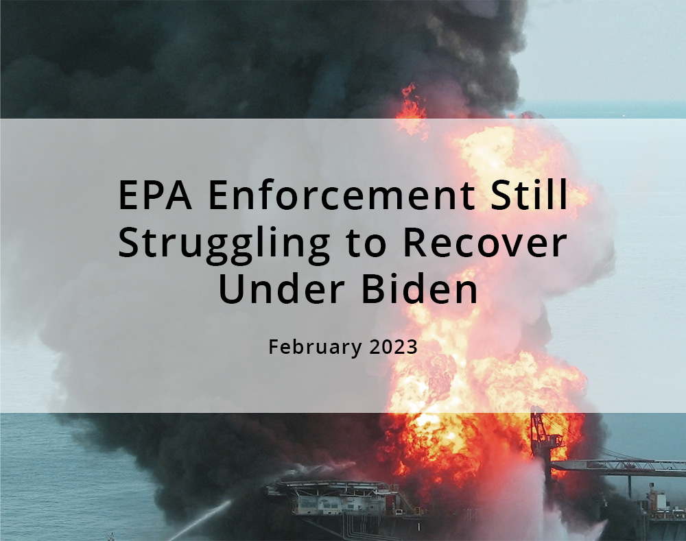 EDGI Releases Report: EPA Enforcement Still Struggling to Recover Under Biden